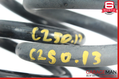 08-14 Mercedes W204 C250 Coupe Rear Right & Left Suspension Coil Spring Set OEM