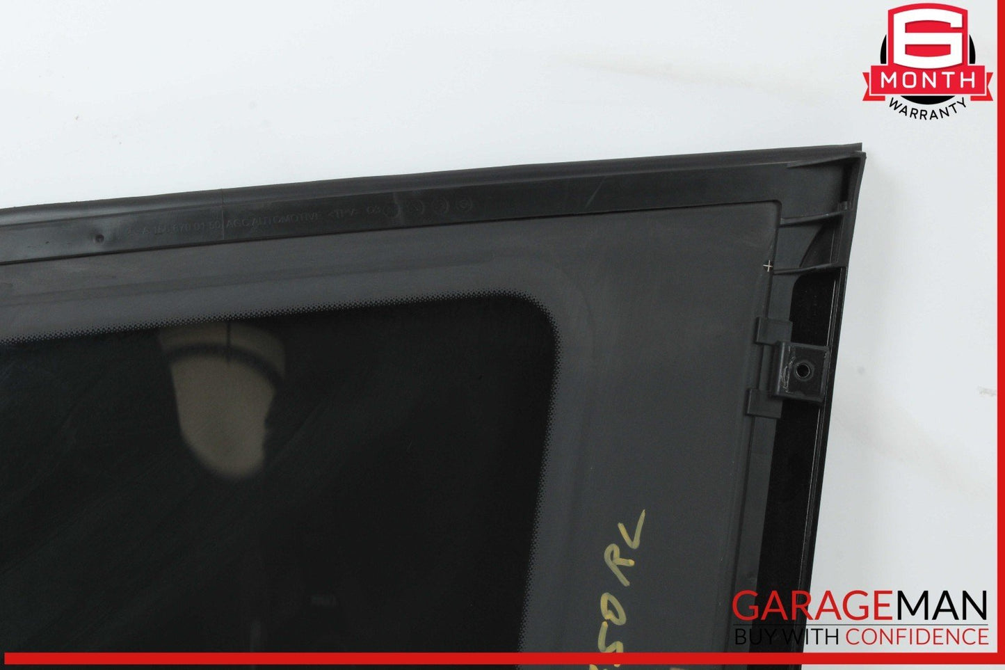 13-19 Mercedes X166 GL450 GLS550 Rear Left Side Quarter Window Glass Trim Assy