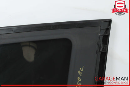 13-19 Mercedes X166 GL450 GLS550 Rear Left Side Quarter Window Glass Trim Assy