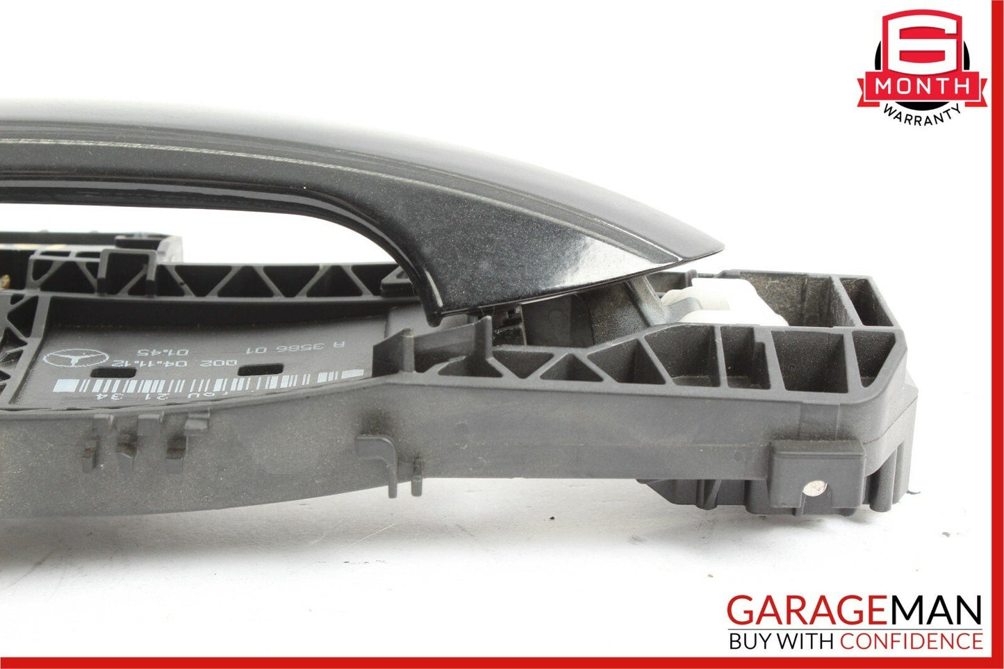 08-14 Mercedes W204 C250 Rear Left Driver Side Exterior Door Handle Black OEM