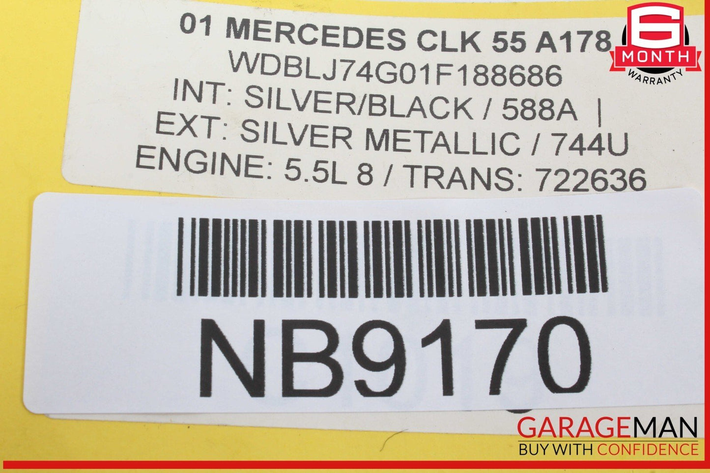 01-03 Mercedes W208 CLK55 AMG ABS Anti Lock Brake System Control Module OEM
