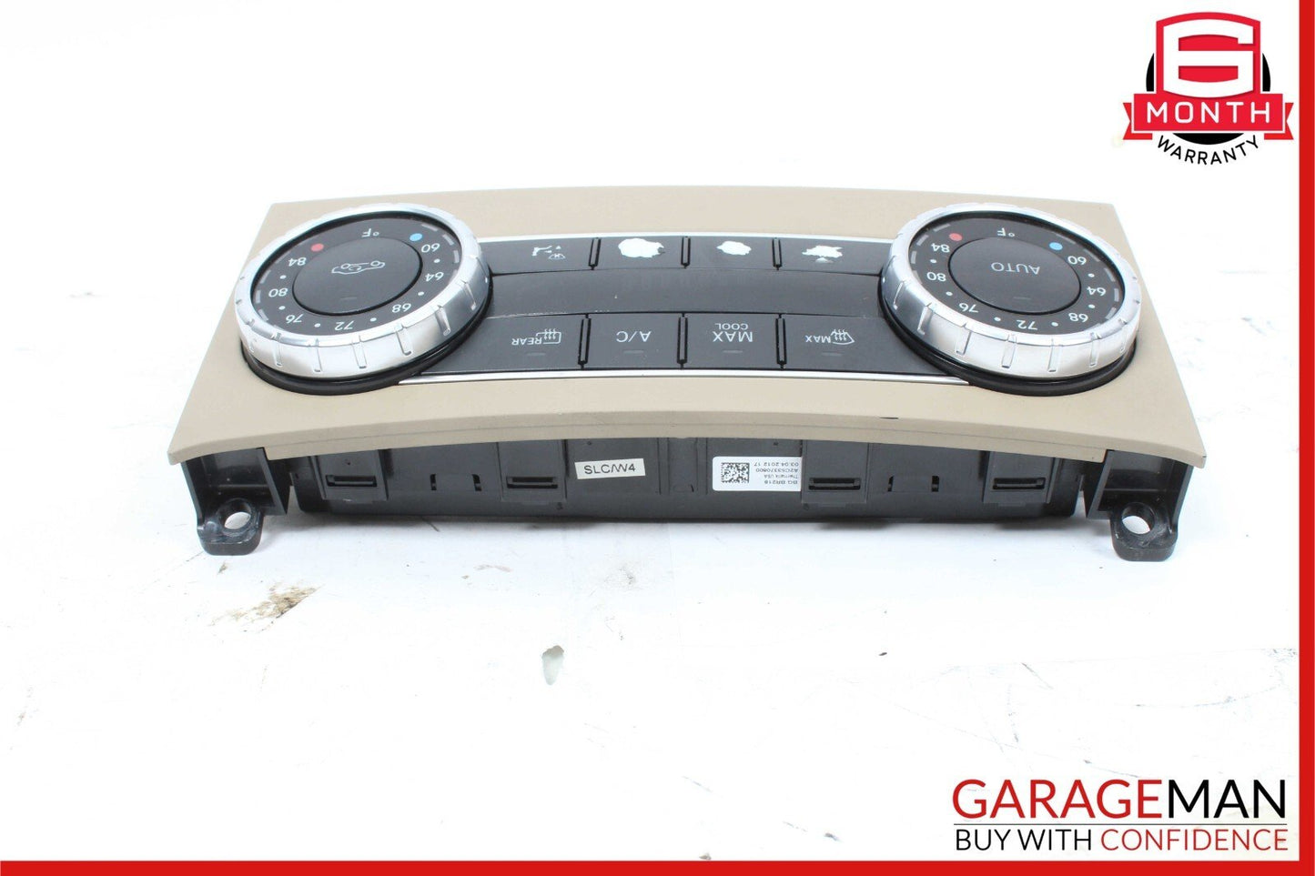 12-14 Mercedes W204 C250 AC A/C Heater Climate Temperature Control Switch Beige