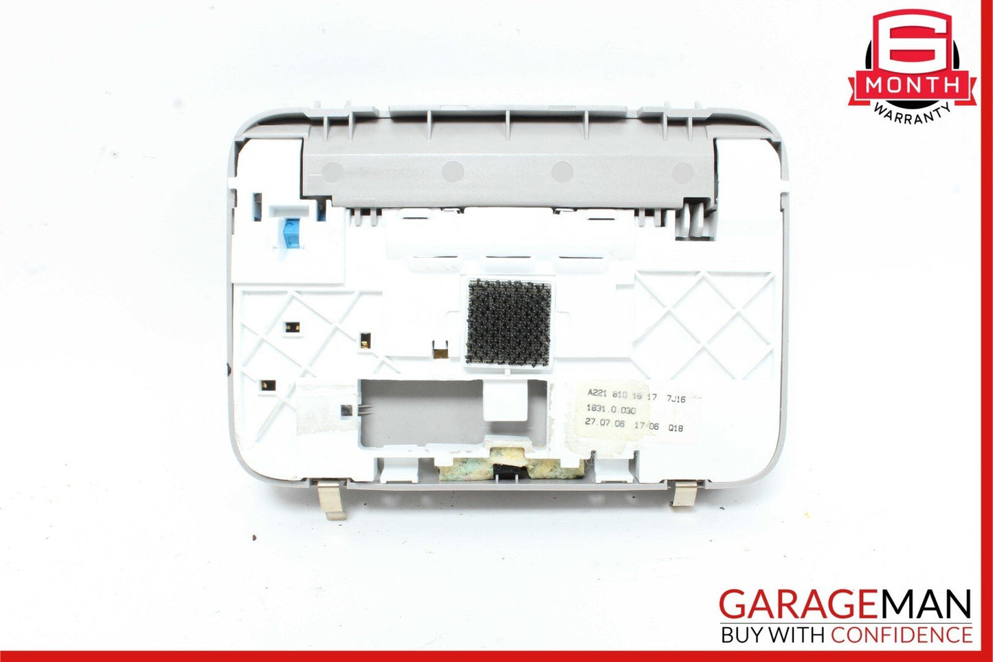 07-09 Mercedes W221 S400 S550 Rear Left / Right Side Overhead Vanity Mirror Gray