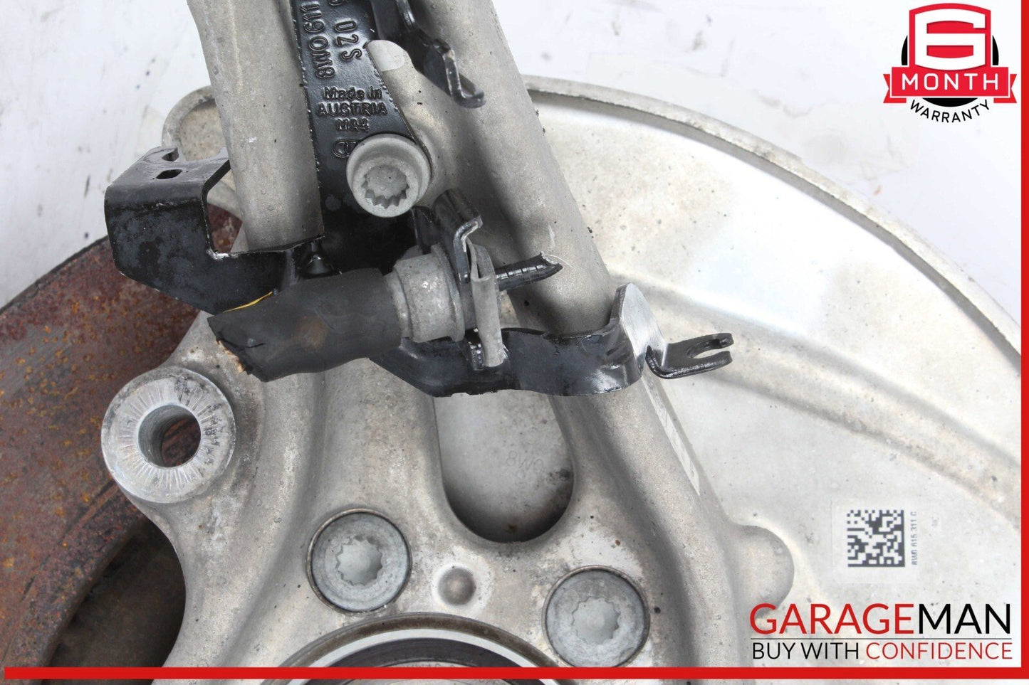 17-24 Audi A4 Quattro Front Left Driver Side Spindle Knuckle Hub w/ Disc Rotor