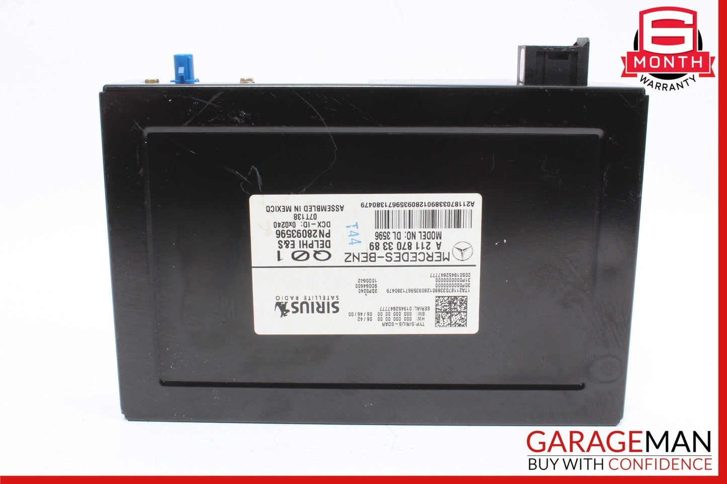 03-09 Mercedes X164 GL450 GL550 ML320 CL550 Sirius Satellite Radio Receiver OEM