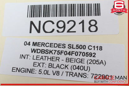 03-06 Mercedes R230 SL500 E320 ABS ESP Anti Brake Computer Control Module