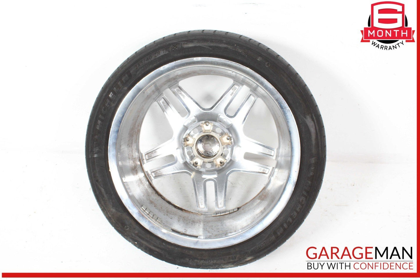 10-13 Mercedes W207 E350 E400 AMG 8.5 x 18 18'' Wheel Tire Rim Silver 2124013602