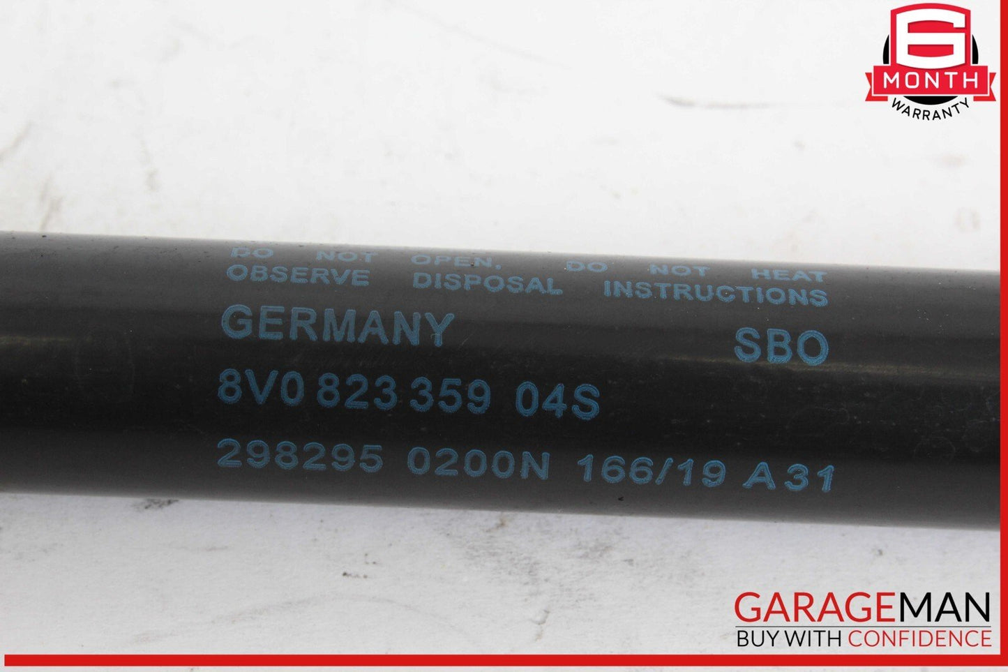 17-20 Audi S3 A3 Front Left or Front Right Side Hood Bonnet Lift Strut OEM