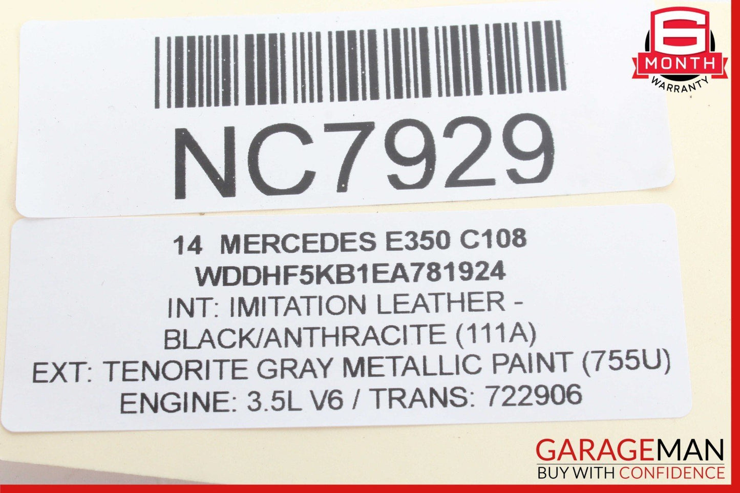 08-18 Mercedes W212 E350 C350 CLS550 Rear Right Side Door Control Module Unit