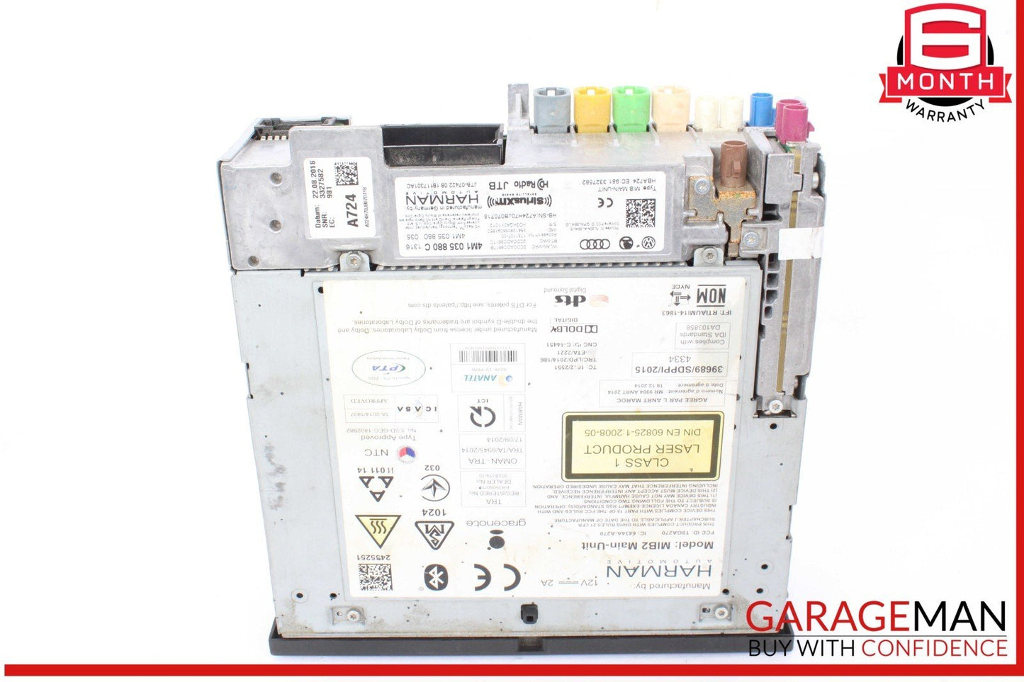 19-24 Audi Q7 Dash Dashboard Radio Receiver Control Module Unit 4M8035317A OEM