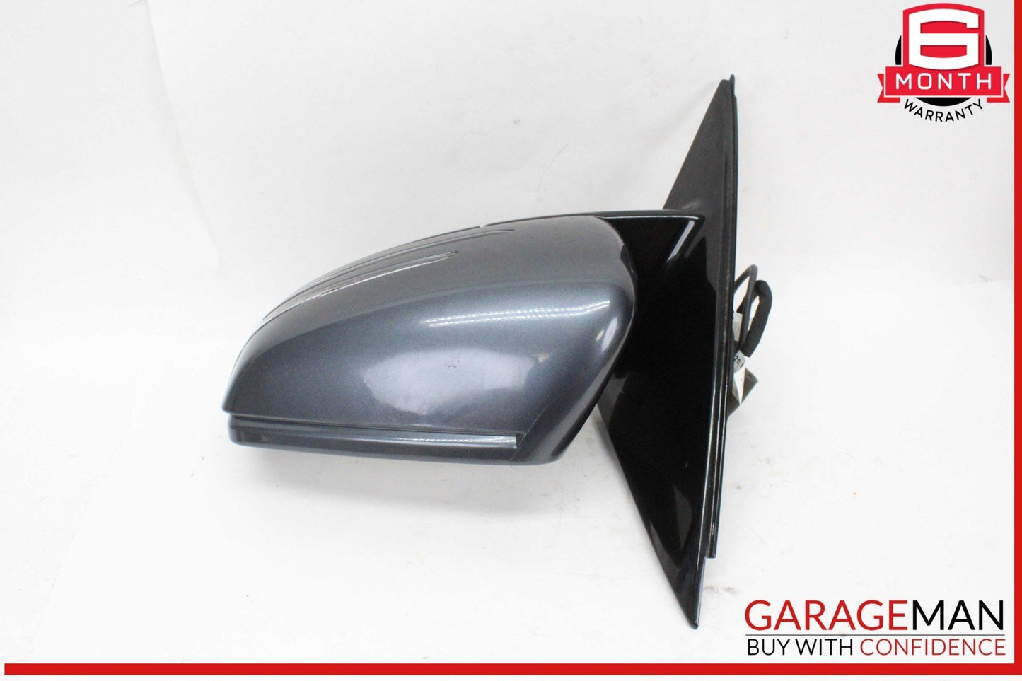 14-16 Mercedes W212 E350 Front Left Side Door Rear View Mirror w/ Blind Spot