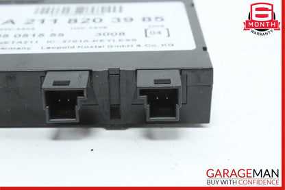 03-11 Mercedes W219 CLS550 E550 Keyless Go Entry Computer Control Module Unit