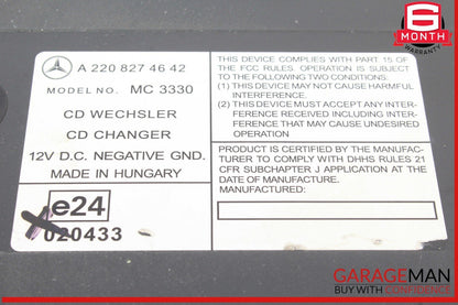 03-08 Mercedes W209 CLK320 SL600 S55 AMG 6 Disk CD Changer Player MC3330 OEM