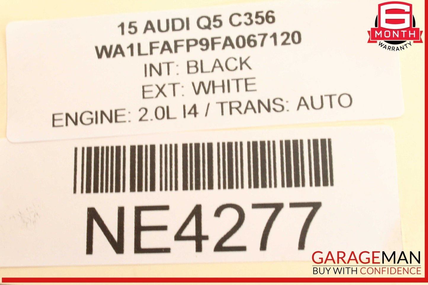 09-17 Audi Q5 SQ5 S4 Alternator Bracket w/ Belt Tensioner 06E903143D OEM