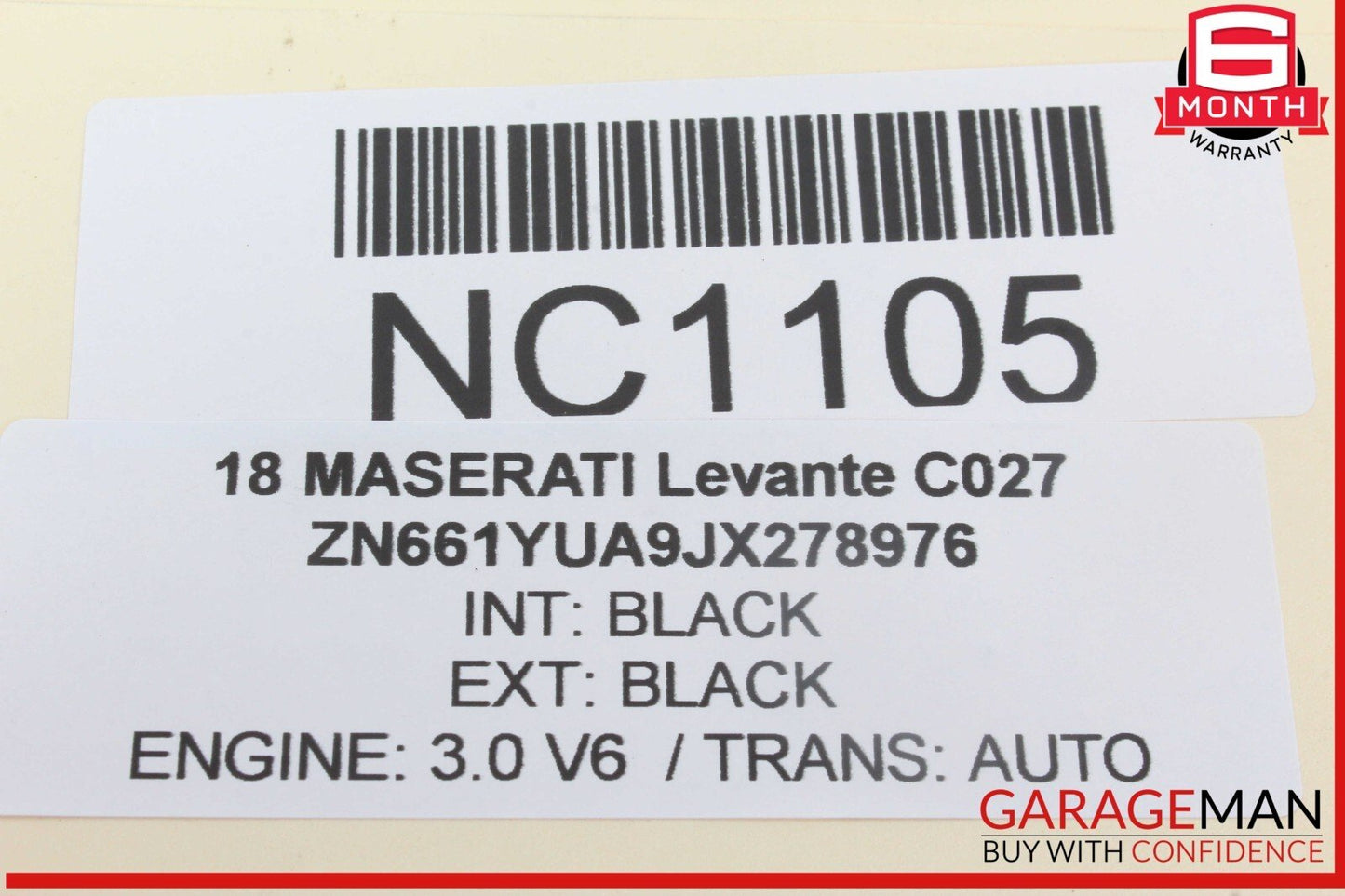 17-20 Maserati Levante M161 Anti Theft Alarm Horn Siren 670039442 OEM