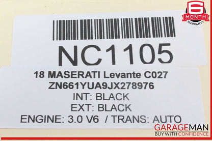 17-20 Maserati Levante M161 Anti Theft Alarm Horn Siren 670039442 OEM
