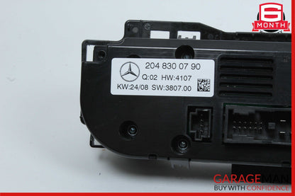08-11 Mercedes W204 C300 C63 AMG AC A/C Heater Climate Control 2048300790 OEM