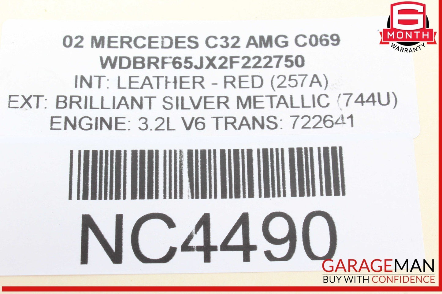 01-07 Mercedes W203 C32 AMG Front Left Side Door Control Module 2038201585