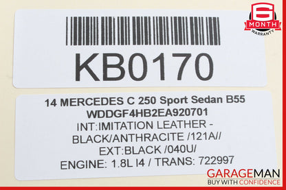 08-14 Mercedes W204 C250 C350 Rear Trunk Tailgate Release Open Handle OEM
