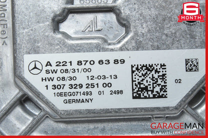 10-14 Mercedes W221 S550 Front Headlight Voltage Regulator Ballast Module Unit