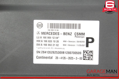 12-19 Mercedes X166 GL450 CLA250 Front Right Seat Control Module Unit OEM