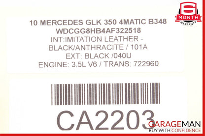10-12 Mercedes X204 GLK350 Rear Tailgate Hatch Trunk Lid Handle Switch Button