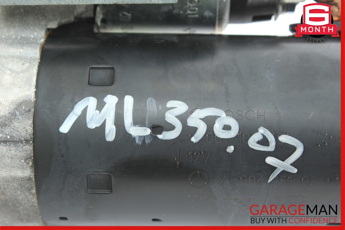 03-11 Mercedes W164 ML350 C350 SLK350 Bosch Engine Starter Motor 0061510501 OEM