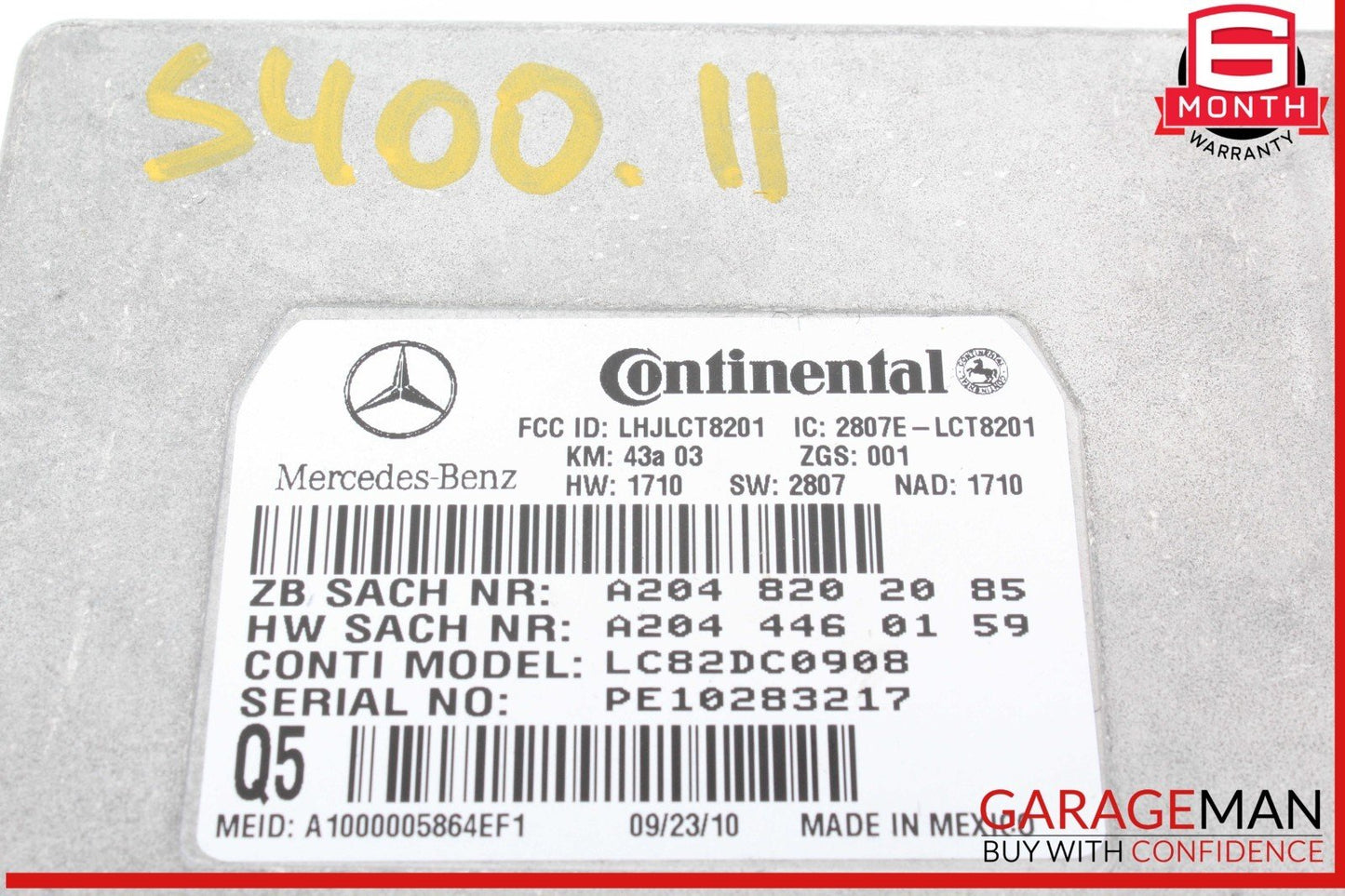 Mercedes W221 S400 Hybrid Voice Communication Control Module 2048202085 OEM