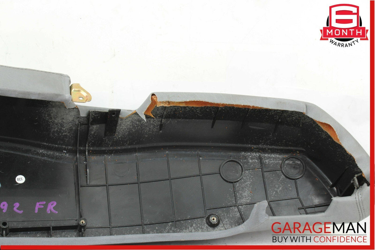 90-95 Mercedes R129 SL300 500SL Left Driver Side Seat Cover Panel Trim Gray OEM