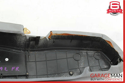 90-95 Mercedes R129 SL300 500SL Left Driver Side Seat Cover Panel Trim Gray OEM