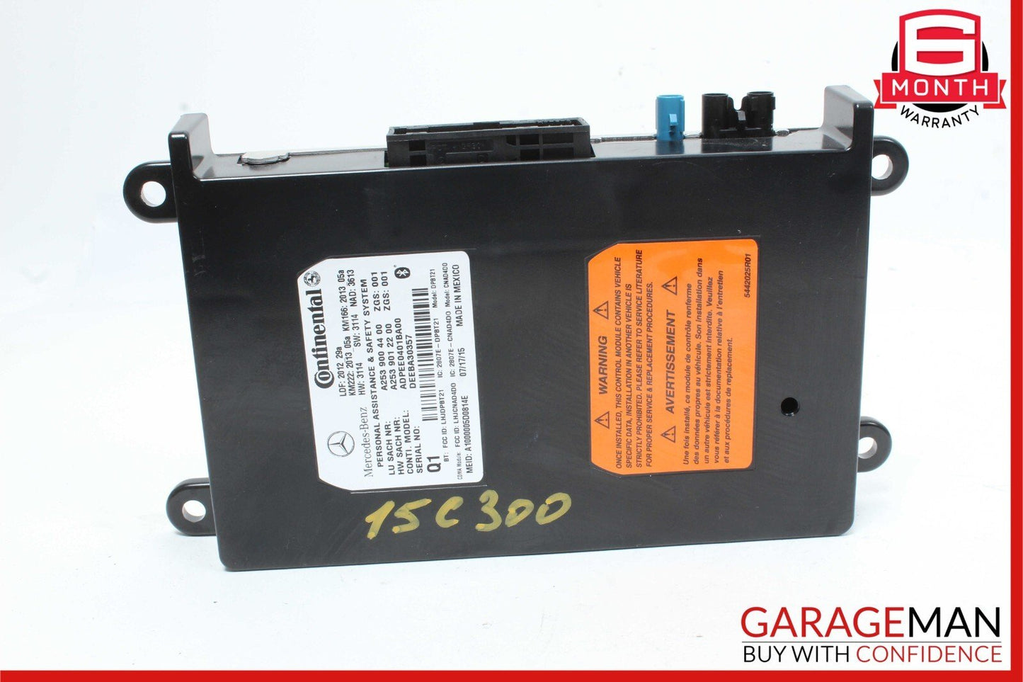 12-20 Mercedes W205 C300 C250 E550 SL400 Communication Control Module Unit OEM