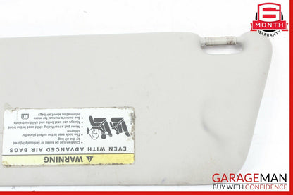 01-07 Mercedes W203 C230 C55 AMG Front Right Passenger Sunvisor Sun Visor Grey