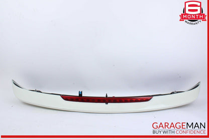 13-14 Mercedes X166 GL450 GL550 Trunk Lid Molding Trim Spoiler Wing White OEM
