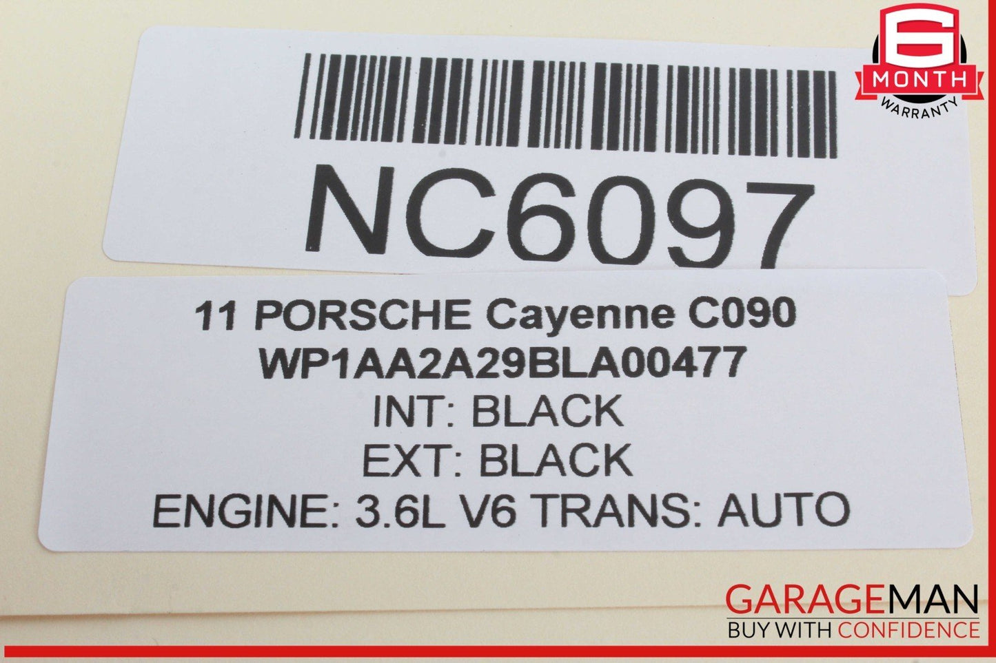 11-18 Porsche Cayenne 958 Rear Right or Left Side Door Window Regulator Motor