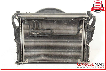 02-06 Mercedes W220 S430 Engine Motor Cooling Fan Shroud w/ Radiator OEM