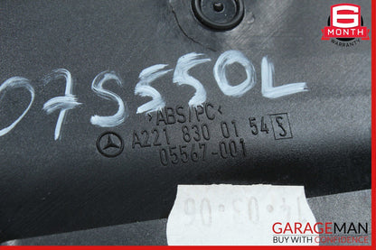 07-13 Mercedes W221 S550 CL550 Front Left Side Dashboard AC A/C Air Vent Trim
