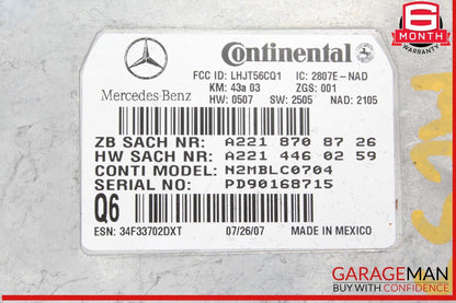 Mercedes W164 ML550 SL500 Voice Communication Control Module 2218205226 OEM
