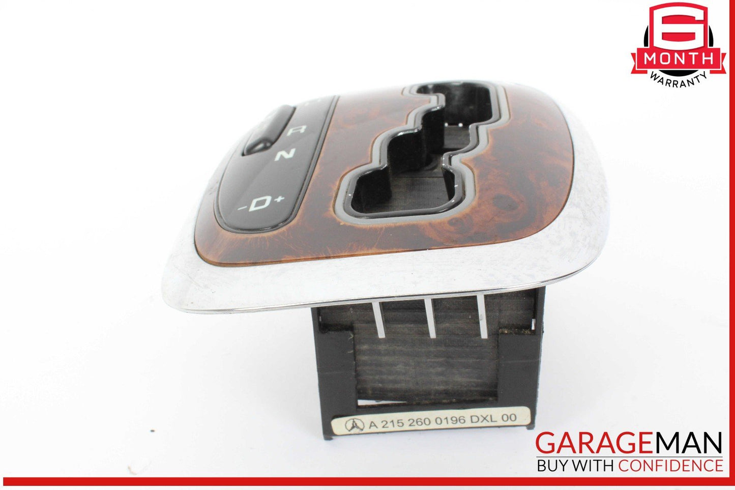 00-06 Mercedes W215 CL55 AMG Center Console Shifter Bezel Trim 2152600196 OEM