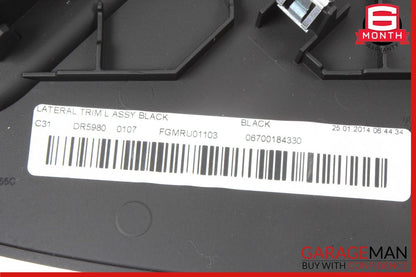 14-17 Maserati Ghibli M157 Dashboard Left Driver Side End Cover Panel Black OEM