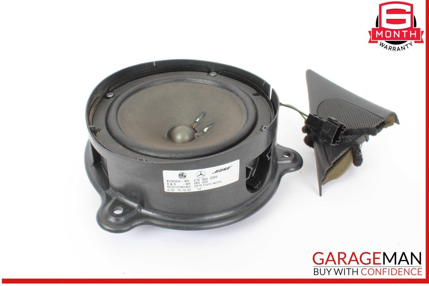 00-06 Mercedes W215 CL55 AMG Rear Right Side Door Audio Speaker Tweeter OEM