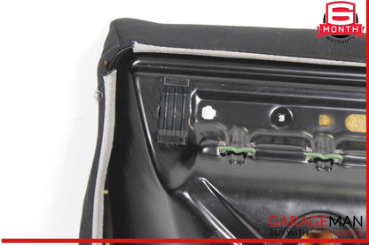 05-07 Mercedes W203 C350 Front Right Side Bottom Lower Seat Cushion Black OEM