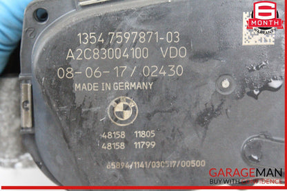 14-18 BMW M3 X5 Engine Throttle Body Assembly 7597871 OEM
