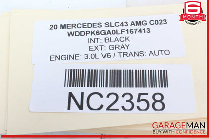 17-20 Mercedes R172 SLC43 AMG SLC300 Rear Left and Right Side Coil Spring Set