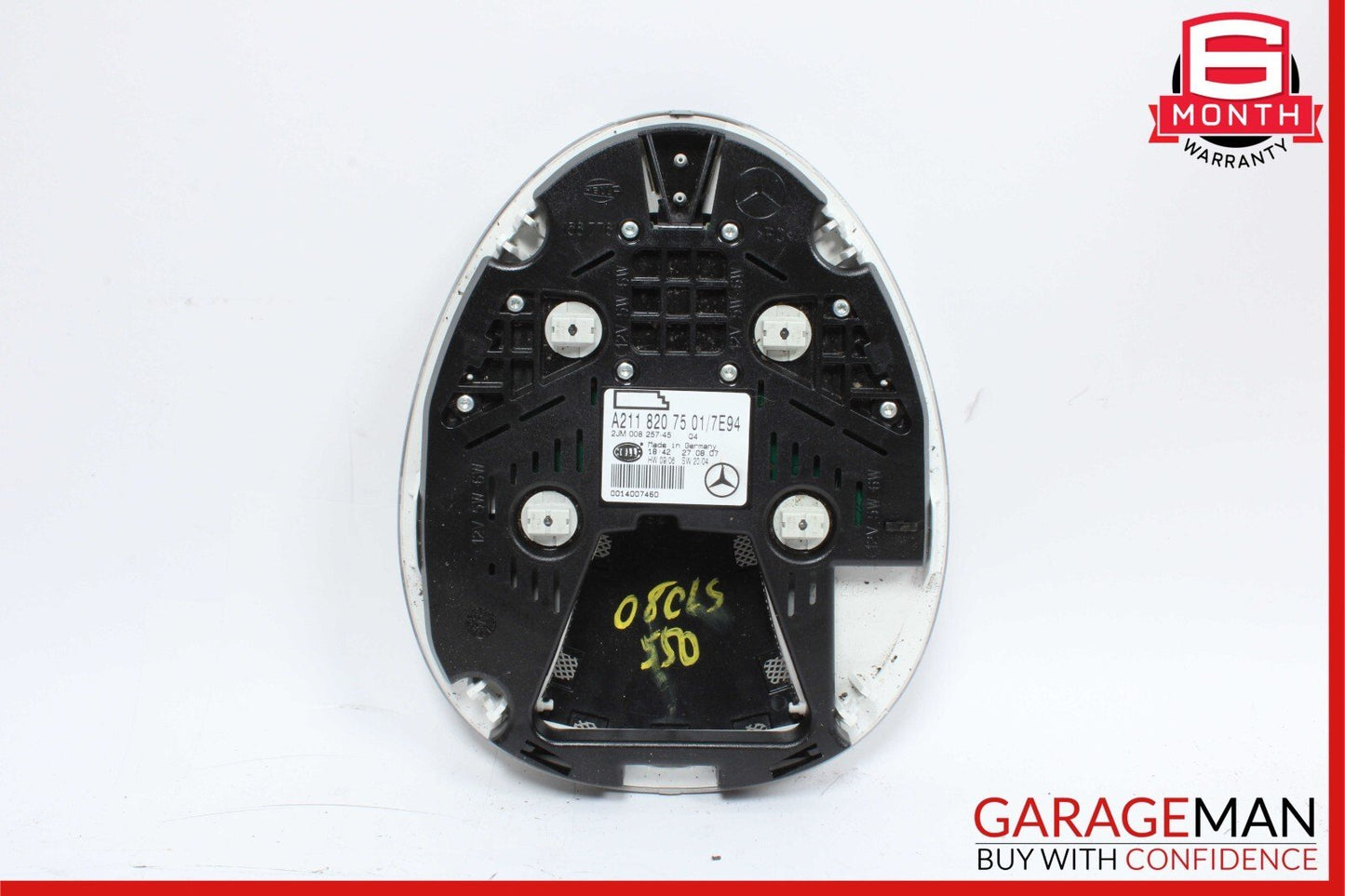 03-11 Mercedes CLS550 E350 Rear Top Upper Overhead Dome Light Reading Map Lamp