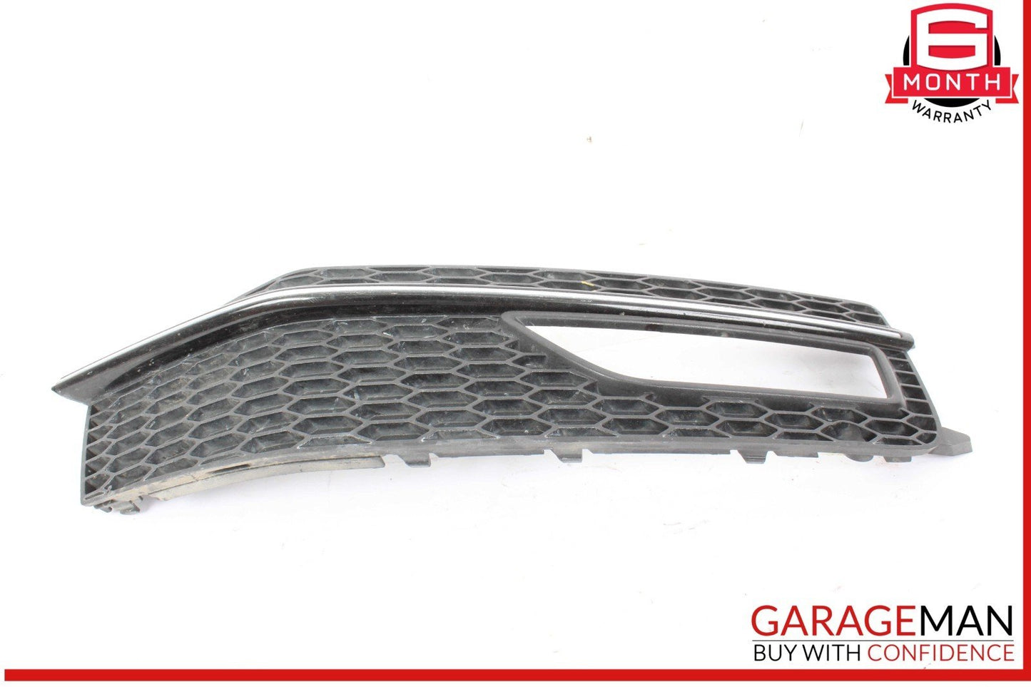 13-16 Audi A4 Front Right Passenger Side Bumper Fog Light Grille Trim Bezel OEM
