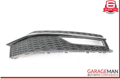 13-16 Audi A4 Front Right Passenger Side Bumper Fog Light Grille Trim Bezel OEM