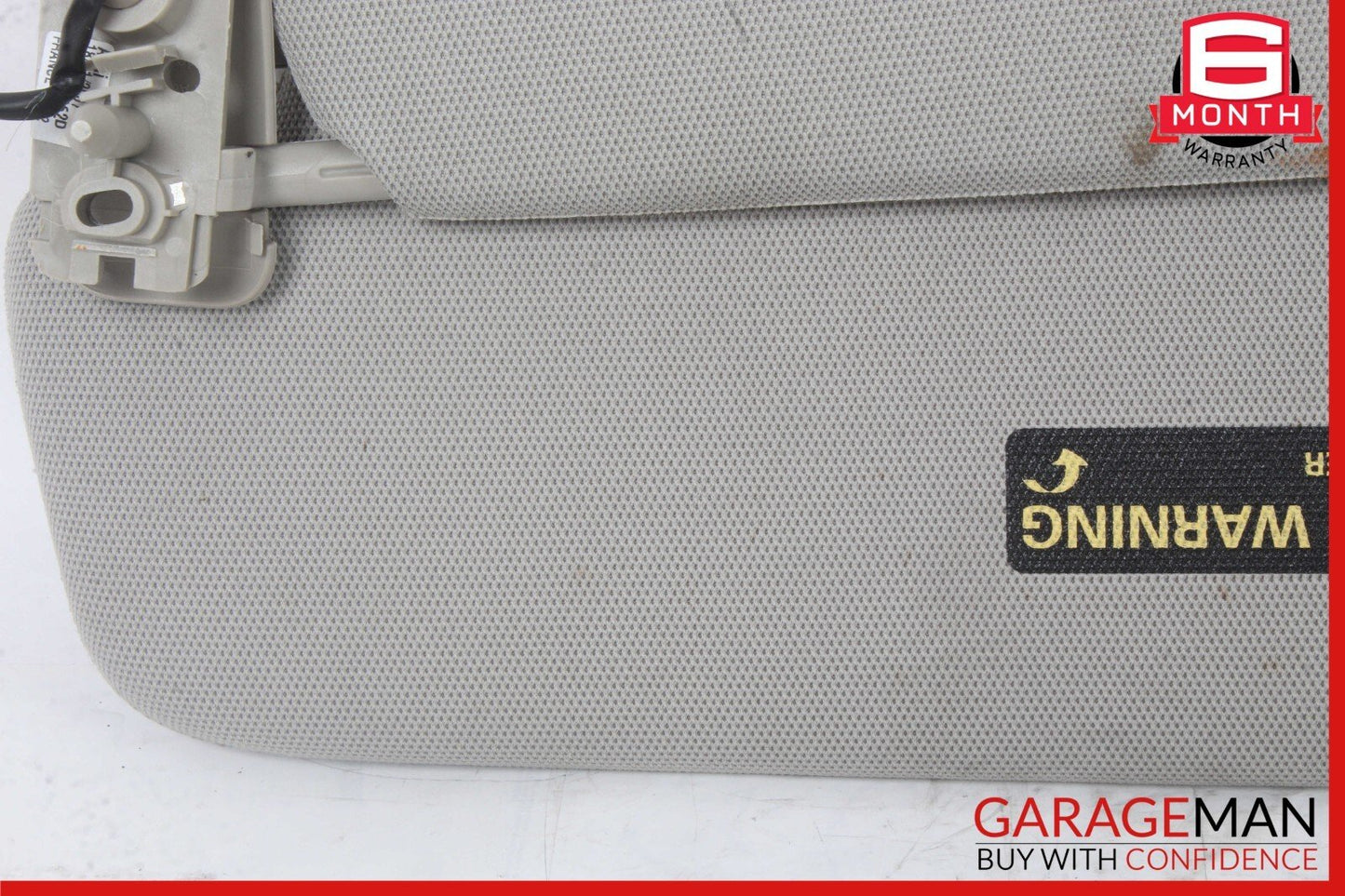 07-15 Audi Q7 L4 Front Right Passenger Side Sun Visor Shade Gray 4L0857552D OEM