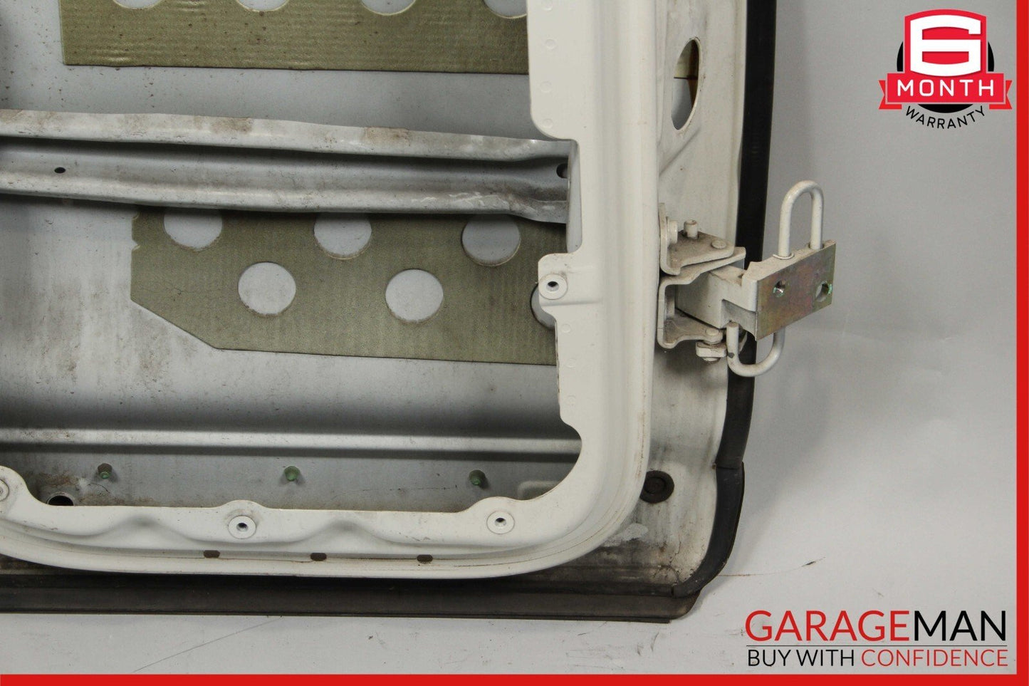 03-06 Porsche Cayenne 955 Rear Left Driver Side Exterior Door Shell Panel White