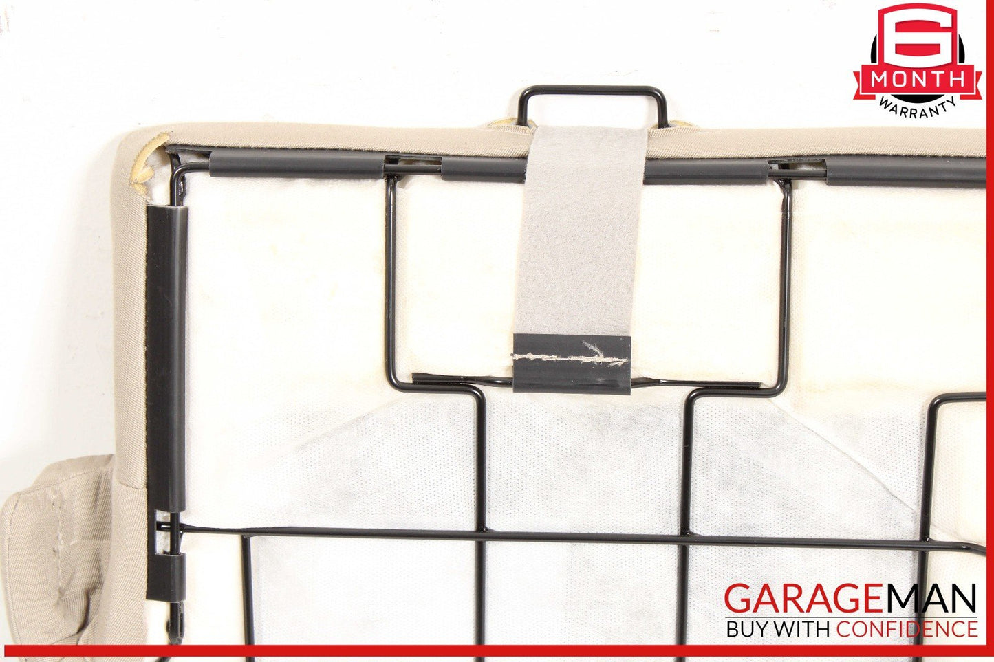 07-15 Audi Q7 Rear 3rd Row Lower Seat Bench Cushion Cover OEM