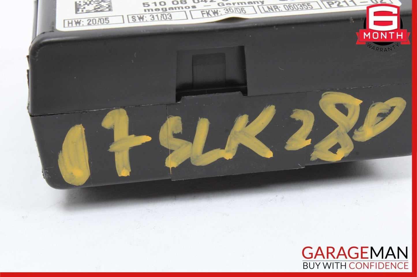 00-11 Mercedes R171 SLK300 SL500 CL600 Anti Theft Alarm Control Module Unit OEM